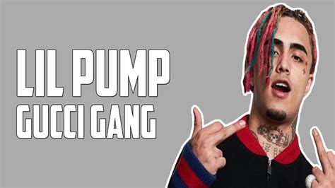 lilmpump gucci gang instrumental|gucci gang lil pump lyrics.